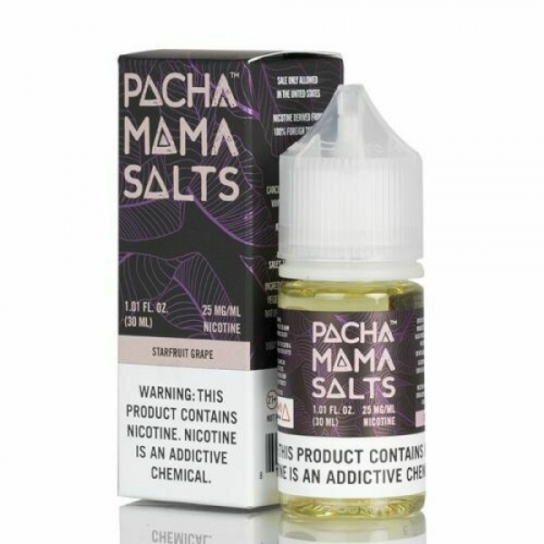 Pacha Mama Salt 30ML Starfruit Grape 25 mg