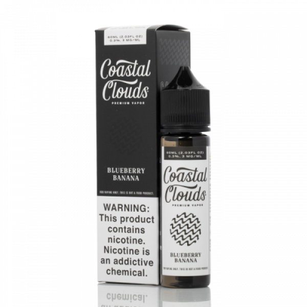 Coastal Clouds 60ML Blueberry Banana 03mg