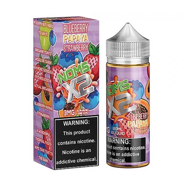 Noms X2 120ML Blueberry Papaya Strawberry 06mg