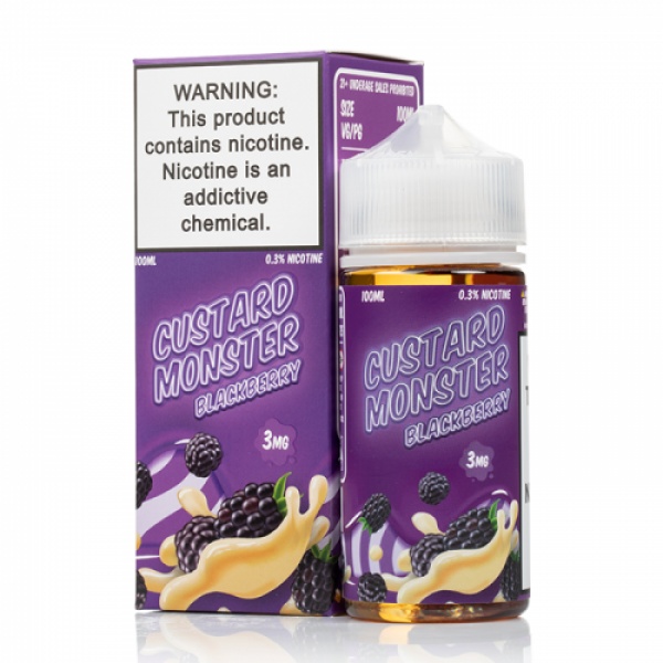 MVL Custard 100ML Monster Blackberry 06mg